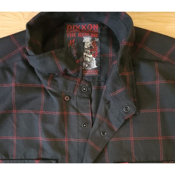 Dixxon Flannel Co. " The Redline" Mens Size 2X Tall Long Sleeve - Picture 4 of 11